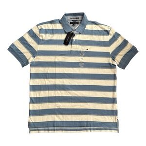 NWT Tommy Hilfiger 2 Button Striped Polo Men’s XXL. B4